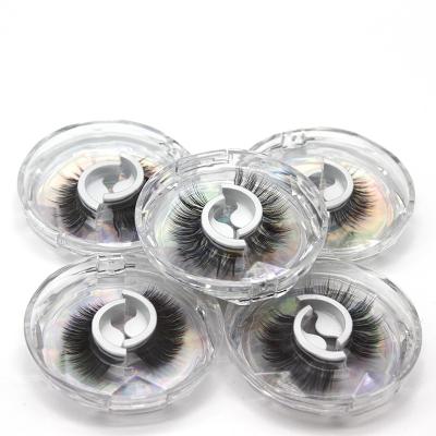 China Luxury Lash Brand 2022 New Styles Look Natural Soft Strong Foil Back Mink Eyelashes 3D Mink Fluffy Lashes for sale