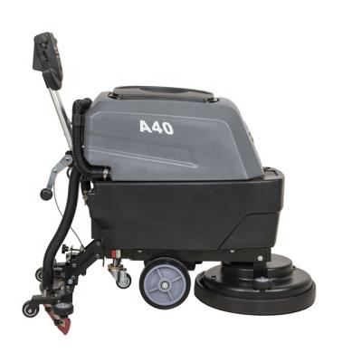 China Baiyun Hotels Cleaner A40 / A40-E Push-Behind Compact Floor Cleaning Machine Scrubber for sale