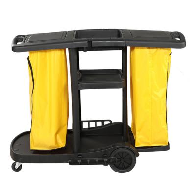 China Best Selling Multifunctional Hotel/Restaurant Trolley Porter Trolley Cleaning Cart AF08180B for sale