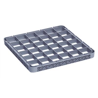 China AF11010 Sustainable Baiyun Cleaning Restaurant Wholesale Drying Rack 36 Compartment NSF Supplement Full Drop Glass Rack for sale