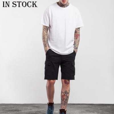 China Anti-pilling Wholesale Cheap Plain White Men Oversized T Shirt In Stock for sale