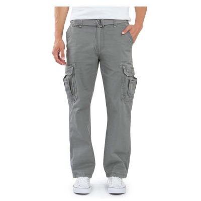 China Custom Mens Cotton Twill Cargo Pants Anti-Wrinkle Stylish Men's Stretch Cargo Pants Custom Men's Cotton Twill Pants With Pockets for sale