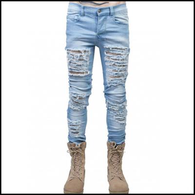 China Breathable Dyed Garment Rock Revival Men Wholesale Cheap Jacket Jeans for sale