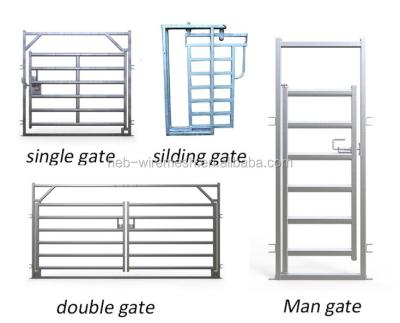 China AS/NZS Easily Assembled Steel Oval Rail Panel Cattle Board For Cattle for sale