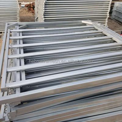 China Easily Assembled Cattle Yard Panel with Gate for Sale (5 Rails 6 Rails) for sale