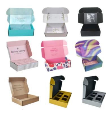 China Recycled materials sell paper box gift holiday shoes/cheap clothes/corrugated underwear wholesale box for sale