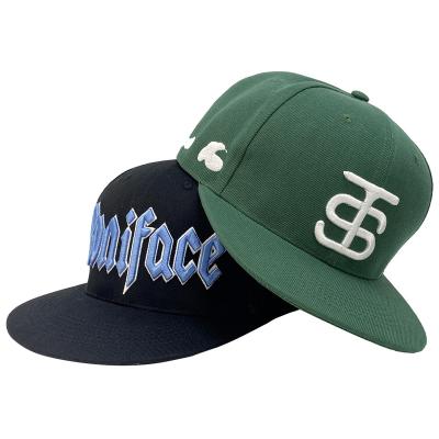 China COMMON Wholesale Flat Brim Snapback Hat Snapback Fashion Hot Custom Your Own Logo Wool Snapback Hat OEM for sale