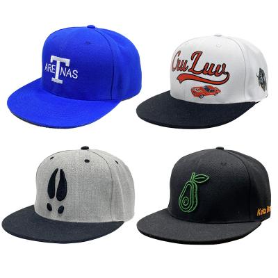 China Classic JOINT Hip Hop Snap Caps Wholesale Custom Embroidery Logo Snapback Hats And Flat Caps For Men's Fashion for sale