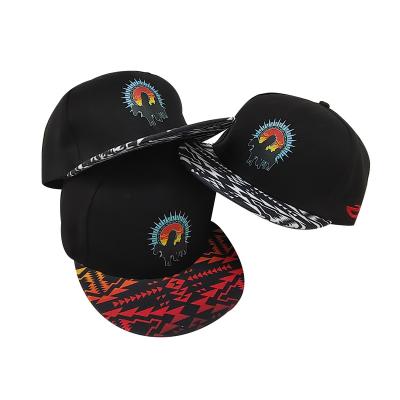 China COMMON Adjustable Snap Back Sport Cap Cotton Hat Embroidery Logo Custom Gorra for sale