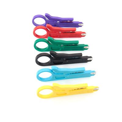 China 6 Colors Mini Cable strippers Colorful Mini Lan Cable Strippers for sale