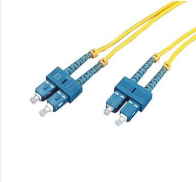 China SC-SC Duplex Single Mode Jumper Patch Cord for sale