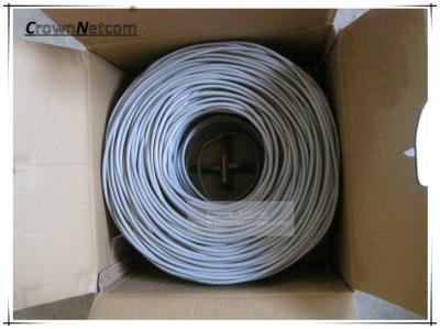 China Cable UTP Cobre 24AWG Exterior interior Cable de Red Fluke de Fabricante Categoria 5e en venta