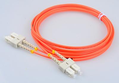 China RoHs Telecom Fiber Patch Cords SC FC LC ST Mutlimode Duplex Optical Patch Cables for sale