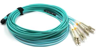 China Telecom Standard Ribbon Optical Fiber Patch Cords OM3 OM4 Simplex Duplex Ribbon Optical Fiber Patch Cables for sale