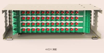 China Rack Fiber Distribution Unit Preinstalled SC FC LC ST ODF 12 24 48 72 96 144 Core fiber optic patch Panel for sale