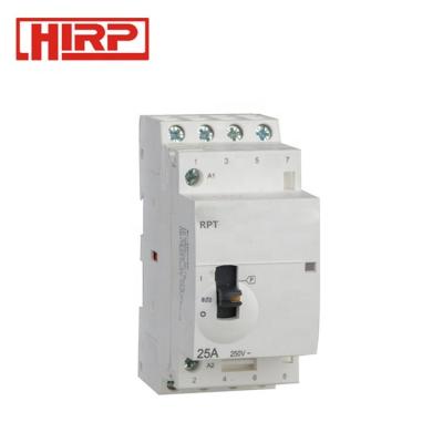 China Household factory provide 2P/4P 16amp--100amp automobile and manual din modular rail contactor for sale