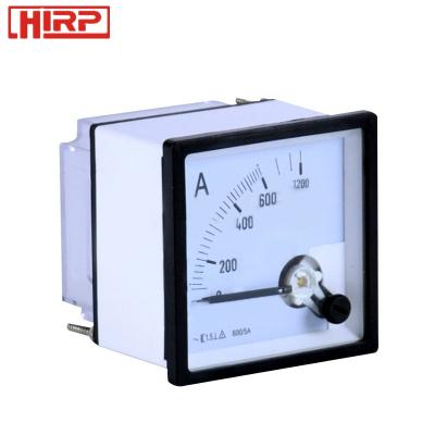 China Measuring Current Industrial Use 300/5 400/5 Meter Square Coil 600/5A Analog Panel AC Movable Ammeter for sale