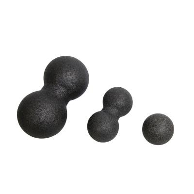 China LIGHT/DURABLE/STABLE Yoga Pilates Foam Roller Set Fascia Ball High Density PPE Massage Foam Roller Peanut Ball for sale