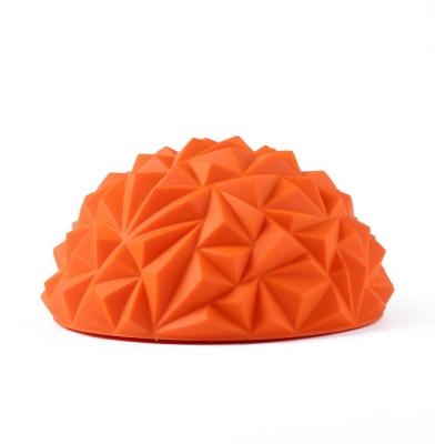 China Wholesale Comfortable Half Massage Ball Exercise Stability Balance For Gym Yoga Pilates Yoga Half Ball for sale