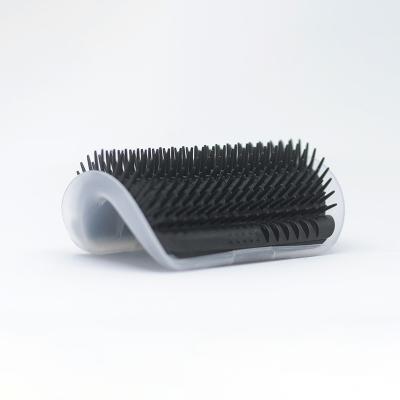 China Stored Stabilized Feeds Cat Corner Scratching Rubbing Brush Pet Comb Pet Hair Removal Massage Comb Removable Pet Grooming Scratcher for sale