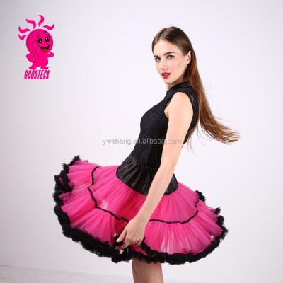 China Pettiskirt tutu adult maternity fluffy skirt for women party hot pink fluffy tutu skirt short pettiskirt skirt for sale