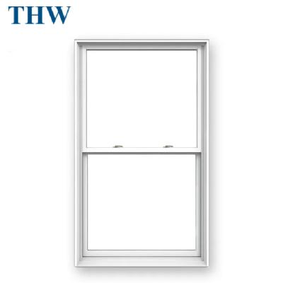 China Hot Selling THW AS2047 Australia Standard Swing Hung Aluminum Window Double Hung Windows Lowe Windows With Fly Screen for sale