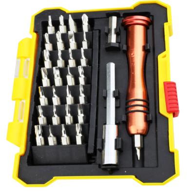 China DIY Tools 32pc Precision Screwdriver Bit SetCHROME VANADIUM BLADE Plastic Repair Tool MAGNETIZED TIP Tool Multifunctional Combination for sale