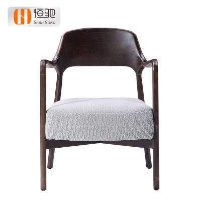 China China factory price adjustable simple white lounge chair modern fabric (other) leisure chair for sale