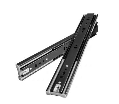 China Modern Drawer Slides 45MM Telescopic Channel Slide Push To Open Drawer Slide Rail for sale