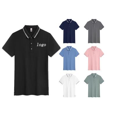 China Anti-Wrinkle Polo T Shirt Embroidered Soft Cotton Polo Luxury Polo Shirts for sale