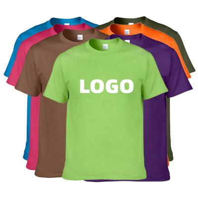 China Anti-wrinkle Shirt With Logo Overruns From Bangladesh Tshirt Branded High Quality Tees for sale