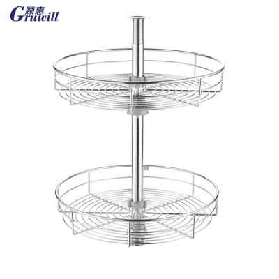 China China Manufacturer Modern 360 Degree Rotating Basket Kitchen Magic Corner Storage for sale