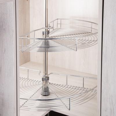 China Modern Wire Basket Kitchen Corner Cabinet Organizer Basket Kitchen Storage for sale