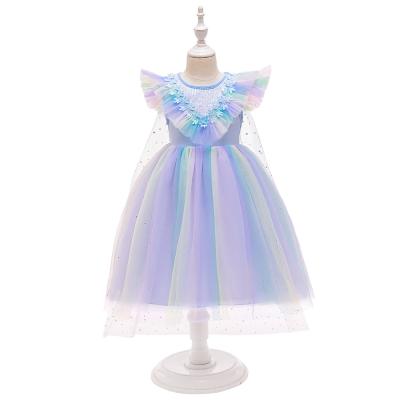 China 2021 New Washable Unicorn Dress Up Dresses For Girls Birthday Party Girl Dress Christmas Princess Dress for sale