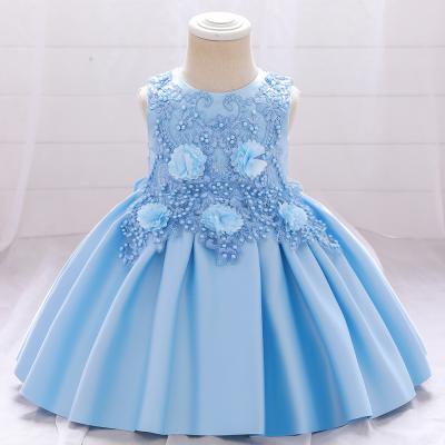 China 2021 Washable Girls Dresses 0-5 Years Old Baby Clothes Party Kids Flower Girl Dresses for sale