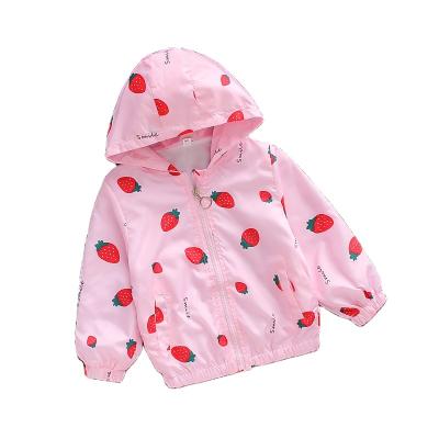 China 2021 Little Girls Jackets And Coats Fashion Infant Windproof Hooded Cardigan Girls Coat The New And Toddler Girls Coats&Outwears for sale