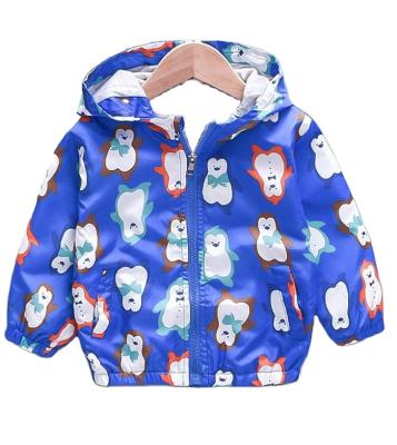 China 2022 Spring Cartoon Children's Coat Viable Cute Fashion Hooded Coats&Outwears Comfortable Windproof Jacket For Boys for sale