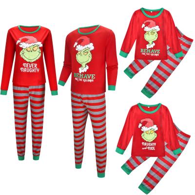 China 2021 Breathable Hot Selling Christmas Matching Pajamas For Family Christmas Pajamas Kids Outfit for sale