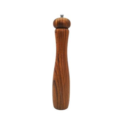 China Sustainable Hot Sale Manual Wooden salt shaker pepper mill /Home pepper mill for sale