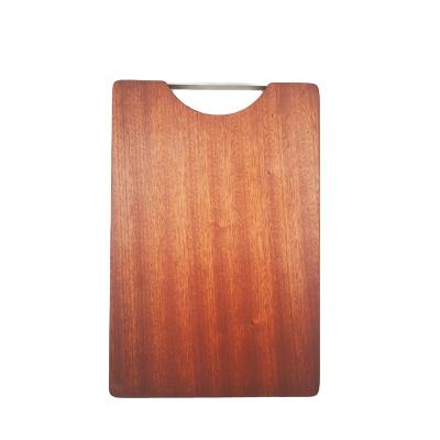 China Amazon Food Grade Large Solid Thick Solid Ebony Wood Chopper Viable Hot Selling Wooden Cutting Board for sale