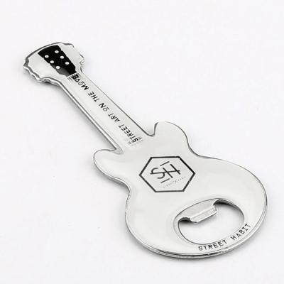 China Creative Easy to Use Guitar Bottle Opener Music Beer Opener, Guitar Shaped Bottle Opener for Music Guitar Lover for sale