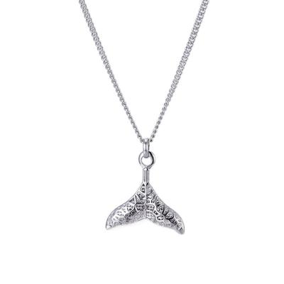 China TRENDY 18k Gold Plated Stainless Steel Jewelry Fishtail Shell Starfish Ocean Animal Beach Pendant Necklaces for sale