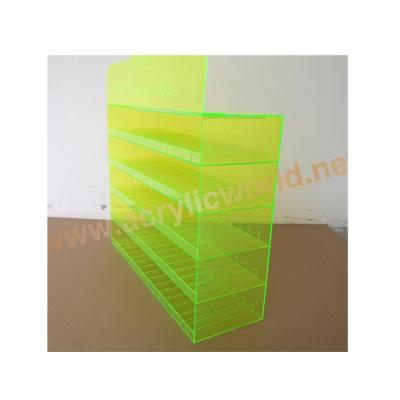 China eco - friendly acrylic liquid display stand / acrylic e cigarette display case / vape bottle display for sale