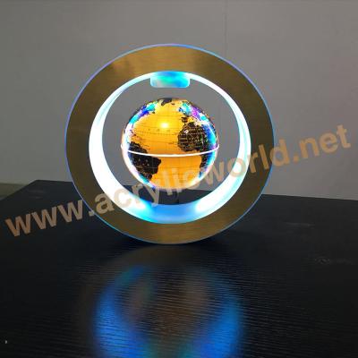 China noise environment friendly magnetic floating display/global magnetic floating display/rotating magnetic display stand for sale