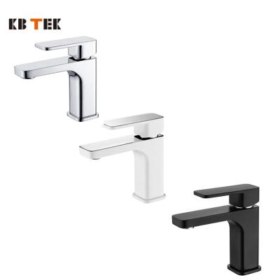 China Metered Faucets KB TEK Most Popular Professional Luxury Bathroom Chrome Brass Single Handle Basin Mixer Tap for sale