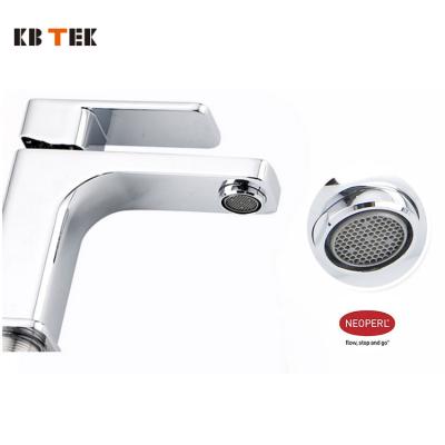 China New Products Hot Sale KB TEK Factory Price Casted Wash Faucet Mixer Basin Chrome Brass Faucet New Products Bathroom Faucets for sale