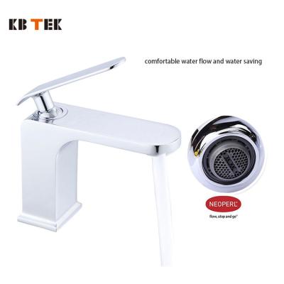 China Special Metered Faucets KB TEK Design Basin Faucet Most Popular Hot Faucet Sink Mixer Brass Bath Faucet For Bathroom for sale