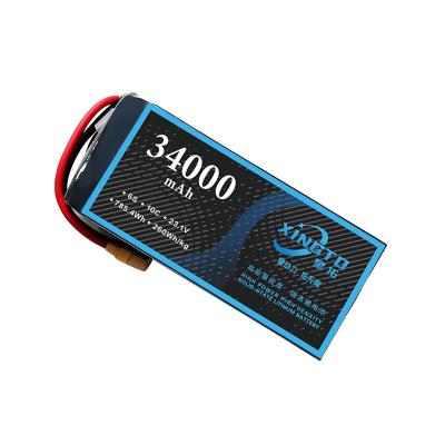 China Toys 6S 34000Mah 10C 23.1V High Energy Density Battery Solid State Lithium Battery 260 WH/KG For drone UAV for sale