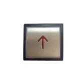 China Red Light “Up” Square Replacement Elevator Buttons Stainless Steel Lift Push Button for sale