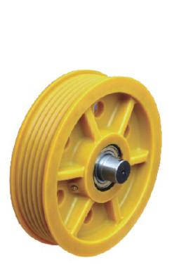 China 240 Mm 320 Mm 400 Mm Guide Pulley Sheave Bearing For Elevator Traction System for sale